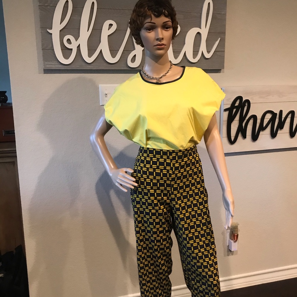 Blouse and trousers